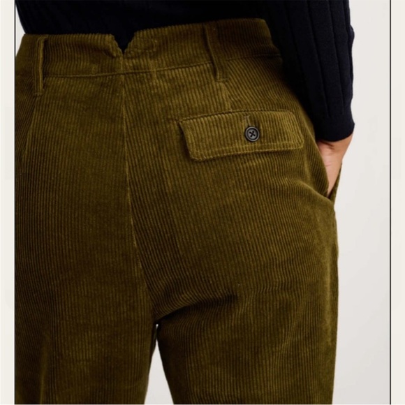 Alex Mill Rugged Corduroy Pants Olive Green - Picture 3 of 7